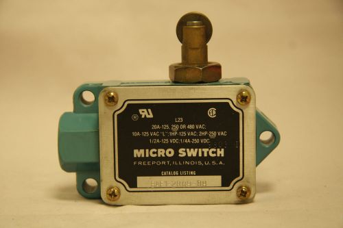 Honeywell baf1-2rq9-rh micro switch limit switch 20 amp 125 250 480 vac baf1 for sale