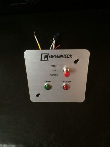 Greenheck Test Switch GTS-3 NWOB OPEN CLOSED PUSH BUTTON