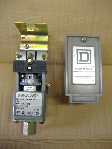 Square D pressure switches 9012, 9013, (lot of 2)