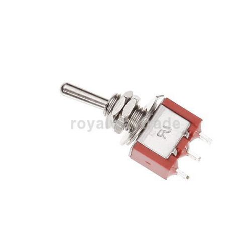 Single pole double throw spdt on/on mini toggle switch ac 250v 2a for sale