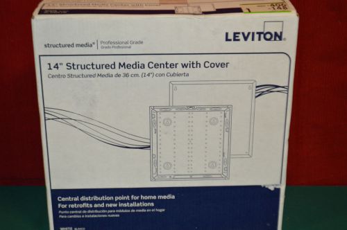 Leviton 47605-140 White Media Modular System with Cover