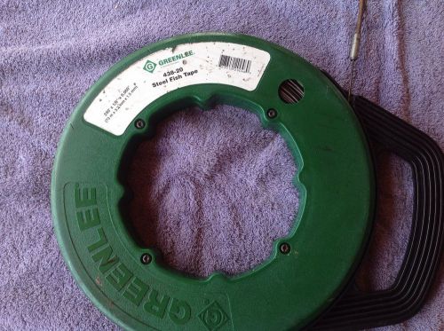 Greenlee 438-20 - steel fish tape 1/8&#034; x 240&#039; x .060 for sale