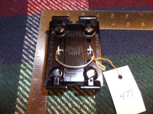 Wadsworth 60 amp range  vintage fuse pull out lid ((#477)) for sale