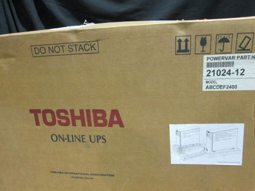 Toshiba 1800 series ups - 2.4 kva - new other! - ug1g2l024c6tb for sale