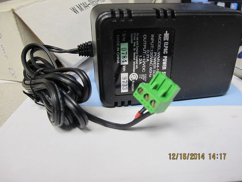 12 vdc 1.2a output 120 vac 0.21a input power supply wm144-1950-760 elpac for sale