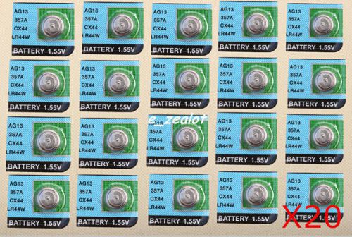 20pcs lr44 button batteries coin batteries watch batteries perfect for sale
