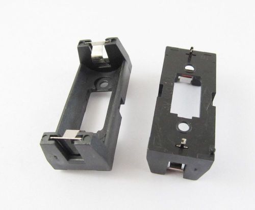 Lithium battery holder box clip case w/ pcb solder mounting lead cr123a cr123 for sale