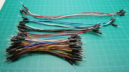 2x65pcs jumper wire cable male to male kit for solderless breadboard arduino for sale