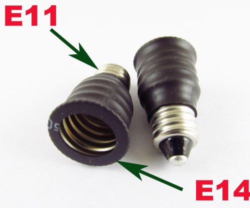 E11 To E14 Candelabra Socket Base LED Light Bulb Lamp Holder Adapter Converter