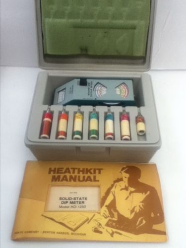 Vintage heathkit hd-1250 solid state dip meter prime un-used condition for sale