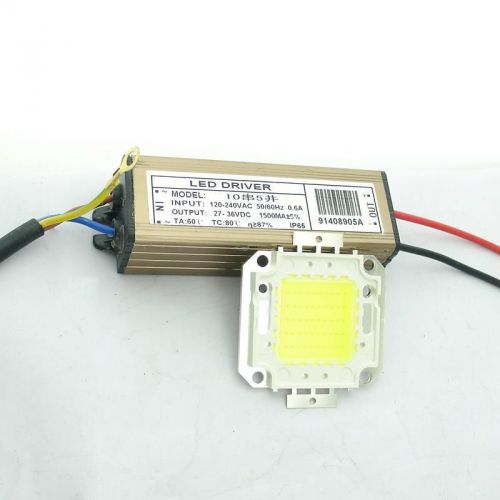 50w cool white high power led chip light lamp + constant current driver diy b cn for sale