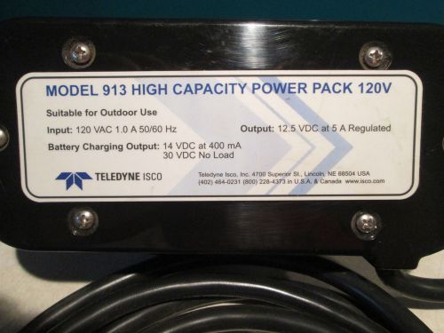 TELEDYNE ISCO MODEL 913 HIGH CAPACITY POWER PACK 120V (NEW)