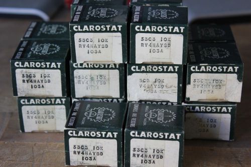 RV4NAYSD103A CLAROSTAT POTENTIOMETER - LOT OF 22PCS - NEW IN BOX!