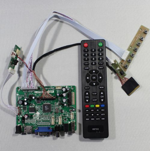 HDMI+VGA+AV+Audio+USB FPV Controller board for 10.1inch B101UAN02 1920*1200 LCD