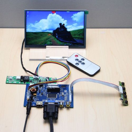 HDMI+VGA+2AV+AUDIO Driver Board+For SAMSUNG LMS700JF04 7&#034;TFT 1024*600 IPS LCD