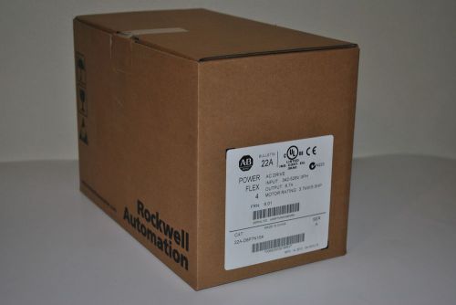 ALLEN- BRADLEY 22A-D8P7N104  POWERFLEX 4 AC DRIVE 5 HP  480 VOLT