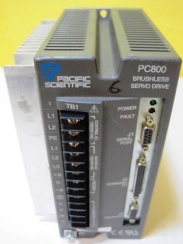 PACIFIC SCIENTIFIC CU834-002 PC800 BRUSHLESS SERVO DRIVE USED WORKS GREAT