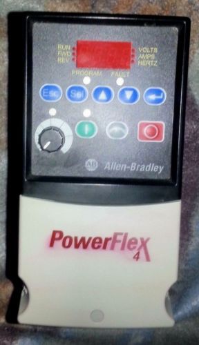 Allen bradley 22a-d2p3n104 /a  powerflex 4 ac drive 480v 2.3a 1hp for sale