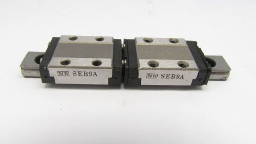 NB SEB9A 1RAIL WITH 2BLOCK OVERALL LENGTH 75.62mm,G 20.15mm RAIL WIDTH 9.01mm