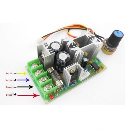 Fad new universal dc10-60v 20a pwm hho rc motor speed controller module switch for sale