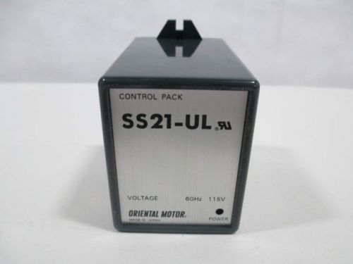 NEW ORIENTAL MOTOR SS21-UL CONTROL PACK RELAY 115V-AC D218551