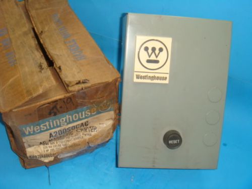 New, westinghouse, ac magnetic starter, a200s0cac, new in box, nos for sale