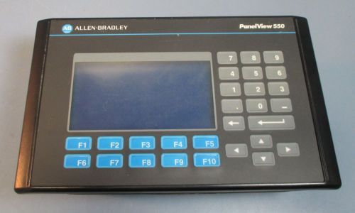 Allen Bradley PanelView 550 Keypad Operator Terminal 2711-K5A2 Ser B Rev C Used