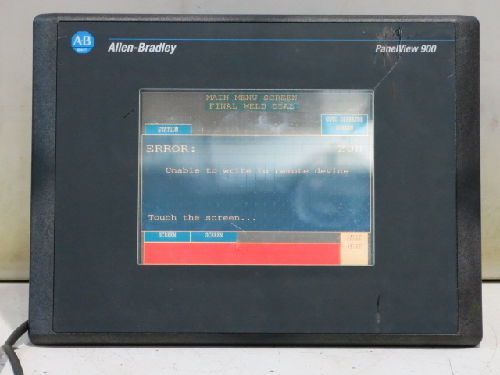 Allen bradley touchscreen operator interface, panelview 900, 2711-t9c1 for sale