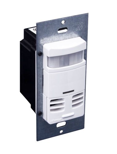 Leviton ossmt-mdw ultrasonic/infrared, dual-relay multi-technology wall switch for sale