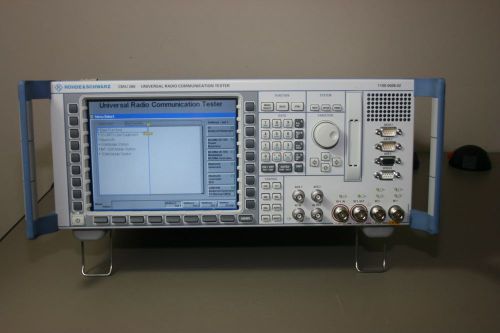 Rohde schwarz cmu200 com tester with gsm, wcdma, c2k, calibrated &amp; warranty for sale