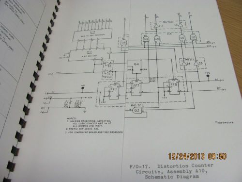 Data products manual dms-303a: data/telegraph test set analyzer -tech schm 20043 for sale