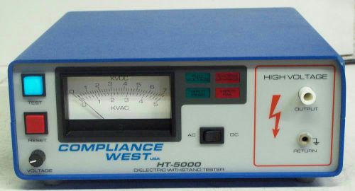 Compliance west-usa ht-5000 dielectric withstand tester 5000vac 7200vdc for sale