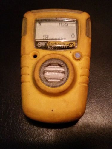 h2s monitor/ Meter Gas Alert Clip .99 NO RESERVE
