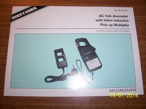 Micronta 7-Range AC Volt-Ammeter Catalog No. 22-161