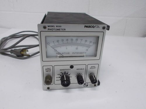 Used Pasco Model OS-8020 Laboratory Photometer Light Intensity Meter TESTED