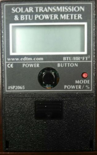 Solar Transmission &amp; BTU/Watt Power Meter