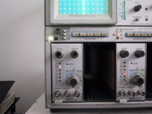 Tektronix 7904a 500mhz 4 slot oscilloscope mainframe, calibrated, guaranteed for sale