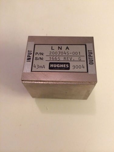Waveguide Amplifier Hughes L N A 2007045-001 Free Shipping