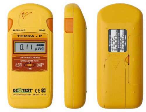 Geiger counter radiation detector dosimeter terra-p - english version for sale