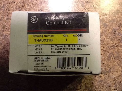 NEW GENERAL ELECTRIC THAUX21D AUXILIARY CONTACT KIT