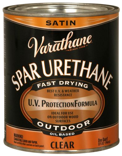 Varathane 9341 1 quart satin outdoor diamond oil based wood finish for sale