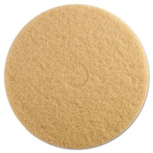 Premier 4019ULT Ultra High-speed Floor Pads, 19&#034; Dia, Champagne, 5/carton