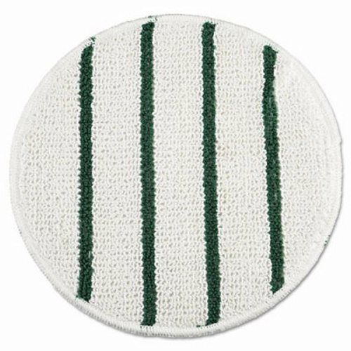 Rubbermaid  low profile scrub-strip carpet bonnet, 21&#034;, white/green (rcpp271) for sale