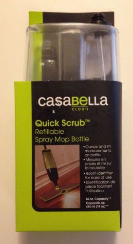 Casabella Quick Scrub Refillable Spray Mop Bottle - New In Original Packaging!