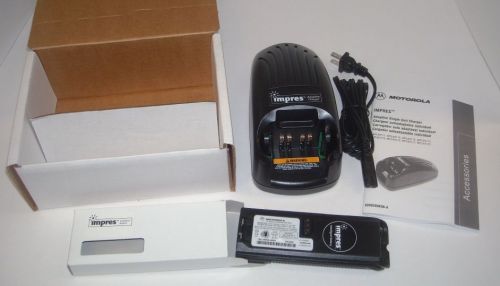Motorola Impres Charger Single Rapid Rate Model WPLN4114AR and HNN9031AR Battery