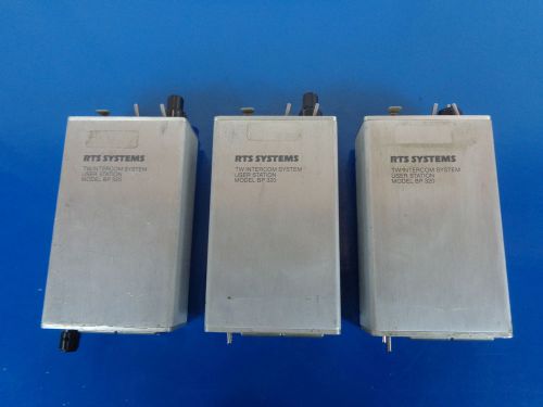 RTS SYSTEMS BP 320 TW INTERCOM SYSTEM USER STAION BELTPACKS