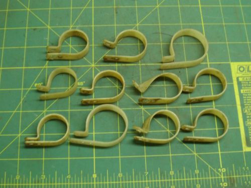ELECTRICAL WIRE &amp; CABLE CLAMPS NYLON 1/2 WIDE (2) 1 1/2 (9) 1 3/16 #4021A