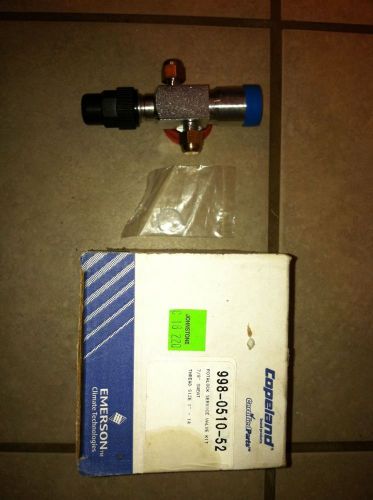 998-0510-52 7/8&#034; Rotalock Service Valve Kit Sweat Copeland