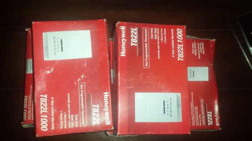 7 (seven) honeywell t822l1000 thermostats for sale
