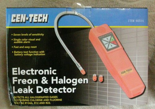 Electronic freon &amp; halogen leak detector with aluminum case ~ new for sale